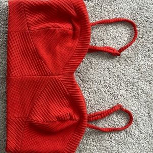 bra top nordstrom hardly worn. beautiful color